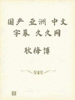 国产 亚洲 中文字幕 久久网